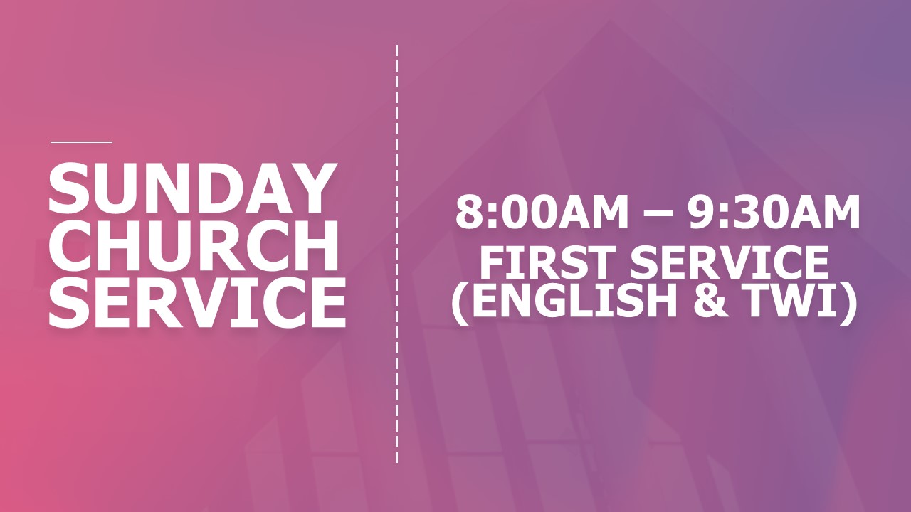 SUNDAY SERVICE (FIRST)