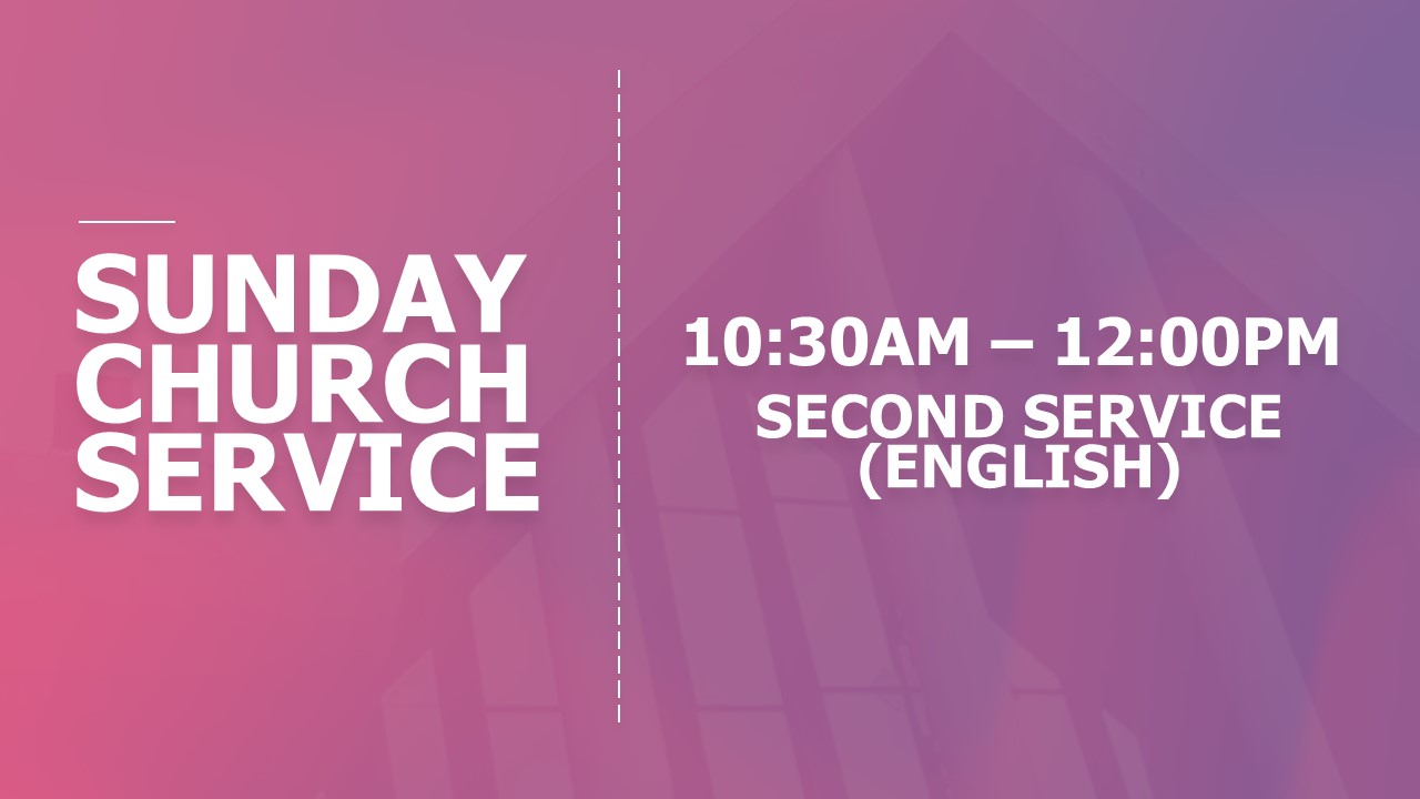 SUNDAY SERVICE (SECOND)